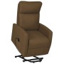 Sillón elevable tela marrón de vidaXL, Sillones - Ref: Foro24-329609, Precio: 308,42 €, Descuento: %