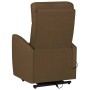 Sillón elevable tela marrón de vidaXL, Sillones - Ref: Foro24-329609, Precio: 308,42 €, Descuento: %