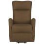 Sillón elevable tela marrón oscuro de vidaXL, Sillones - Ref: Foro24-329610, Precio: 447,30 €, Descuento: %