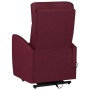 Sillón elevable tela morado de vidaXL, Sillones - Ref: Foro24-329612, Precio: 338,36 €, Descuento: %