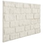 Paneles de pared 3D 10 uds EPS con diseño de ladrillo blanco de vidaXL, Recubrimiento de paredes - Ref: Foro24-332927, Precio...