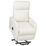 Cream synthetic leather lift-up armchair by vidaXL, Armchairs - Ref: Foro24-329626, Price: 300,73 €, Discount: %