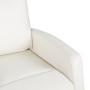 Sillón elevable cuero sintético crema de vidaXL, Sillones - Ref: Foro24-329626, Precio: 300,99 €, Descuento: %