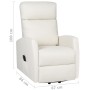 Sillón elevable cuero sintético crema de vidaXL, Sillones - Ref: Foro24-329626, Precio: 300,99 €, Descuento: %