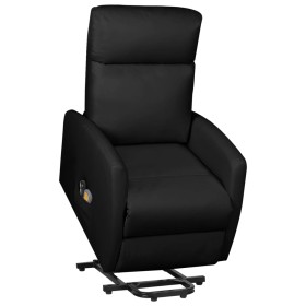 Sillón de masaje elevable cuero sintético negro de vidaXL, Sillones de masaje eléctricos - Ref: Foro24-329632, Precio: 452,99...