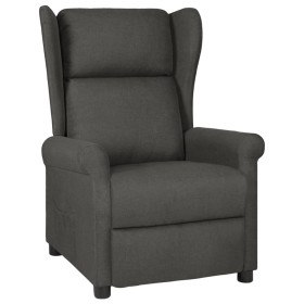 Dark Gray Fabric Recliner by vidaXL, Armchairs - Ref: Foro24-329640, Price: 241,99 €, Discount: %