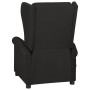 Sillón reclinable de tela negro de vidaXL, Sillones - Ref: Foro24-329641, Precio: 226,99 €, Descuento: %