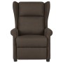 Sillón de masaje reclinable de tela marrón oscuro de vidaXL, Sillones - Ref: Foro24-329644, Precio: 244,95 €, Descuento: %