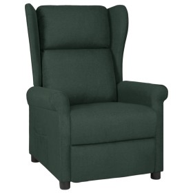 Dark Green Fabric Recliner by vidaXL, Armchairs - Ref: Foro24-329645, Price: 266,83 €, Discount: %