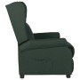 Sillón reclinable de tela verde oscuro de vidaXL, Sillones - Ref: Foro24-329645, Precio: 266,99 €, Descuento: %