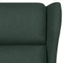 Sillón reclinable de tela verde oscuro de vidaXL, Sillones - Ref: Foro24-329645, Precio: 266,83 €, Descuento: %