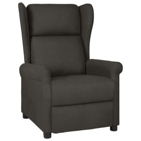 Sillón reclinable de tela gris taupe de vidaXL, Sillones - Ref: Foro24-329647, Precio: 244,99 €, Descuento: %