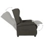 Sillón reclinable de tela gris taupe de vidaXL, Sillones - Ref: Foro24-329647, Precio: 244,95 €, Descuento: %