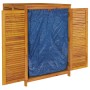 Caja de almacenaje de jardín madera maciza acacia 140x87x104 cm de vidaXL, Cajas de almacenaje para exteriores - Ref: Foro24-...