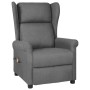 Sillón de masaje tela gris claro de vidaXL, Sillones de masaje eléctricos - Ref: Foro24-329649, Precio: 241,09 €, Descuento: %