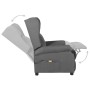 Light gray fabric massage chair by vidaXL, Electric massage chairs - Ref: Foro24-329649, Price: 241,09 €, Discount: %