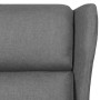 Sillón de masaje tela gris claro de vidaXL, Sillones de masaje eléctricos - Ref: Foro24-329649, Precio: 241,09 €, Descuento: %