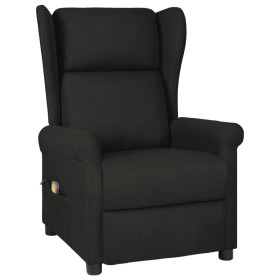 Sillón de masaje de tela negro de vidaXL, Sillones de masaje eléctricos - Ref: Foro24-329651, Precio: 226,99 €, Descuento: %