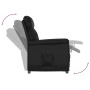 Sillón reclinable de cuero sintético negro de vidaXL, Sillones - Ref: Foro24-329671, Precio: 166,99 €, Descuento: %