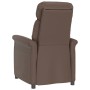 Sillón reclinable de cuero sintético marrón de vidaXL, Sillones - Ref: Foro24-329673, Precio: 229,74 €, Descuento: %