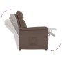 Sillón reclinable de cuero sintético marrón de vidaXL, Sillones - Ref: Foro24-329673, Precio: 229,74 €, Descuento: %