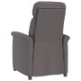 Sillón reclinable de cuero sintético gris de vidaXL, Sillones - Ref: Foro24-329674, Precio: 172,76 €, Descuento: %