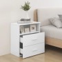 Bedside tables 2 units white chipboard 50x32x60 cm by vidaXL, Nightstands - Ref: Foro24-803273, Price: 113,15 €, Discount: %