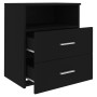 Nightstands 2 units black 50x32x60 cm by vidaXL, Nightstands - Ref: Foro24-803275, Price: 98,62 €, Discount: %