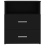 Nightstands 2 units black 50x32x60 cm by vidaXL, Nightstands - Ref: Foro24-803275, Price: 98,62 €, Discount: %