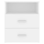 Bedside tables 2 units white chipboard 50x32x60 cm by vidaXL, Nightstands - Ref: Foro24-803273, Price: 113,15 €, Discount: %