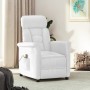 Sillón de masaje de cuero sintético blanco de vidaXL, Sillones de masaje eléctricos - Ref: Foro24-329679, Precio: 274,73 €, D...