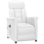 Sillón de masaje de cuero sintético blanco de vidaXL, Sillones de masaje eléctricos - Ref: Foro24-329679, Precio: 274,73 €, D...