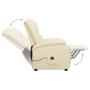 Cream synthetic leather lift-up armchair by vidaXL, Armchairs - Ref: Foro24-329686, Price: 363,99 €, Discount: %