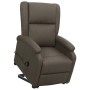 Sillón elevable cuero sintético gris de vidaXL, Sillones - Ref: Foro24-329688, Precio: 392,40 €, Descuento: %