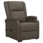 Sillón elevable cuero sintético gris de vidaXL, Sillones - Ref: Foro24-329688, Precio: 392,40 €, Descuento: %