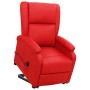 Sillón elevable cuero sintético rojo de vidaXL, Sillones - Ref: Foro24-329690, Precio: 362,08 €, Descuento: %