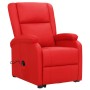 Sillón elevable cuero sintético rojo de vidaXL, Sillones - Ref: Foro24-329690, Precio: 362,08 €, Descuento: %