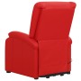 Sillón elevable cuero sintético rojo de vidaXL, Sillones - Ref: Foro24-329690, Precio: 362,08 €, Descuento: %