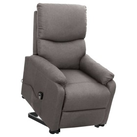 Sillón elevable tela gris claro de vidaXL, Sillones - Ref: Foro24-329739, Precio: 321,99 €, Descuento: %