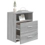 Bedside tables 2 units gray Sonoma 50x32x60 cm by vidaXL, Nightstands - Ref: Foro24-815861, Price: 108,21 €, Discount: %