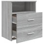 Bedside tables 2 units gray Sonoma 50x32x60 cm by vidaXL, Nightstands - Ref: Foro24-815861, Price: 108,21 €, Discount: %