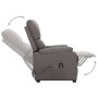 Sillón elevable tela gris claro de vidaXL, Sillones - Ref: Foro24-329739, Precio: 321,75 €, Descuento: %