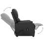 Sillón elevable tela gris oscuro de vidaXL, Sillones - Ref: Foro24-329740, Precio: 333,49 €, Descuento: %