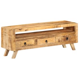 Mueble de TV madera maciza de mango 110x30x40 cm de vidaXL, Muebles TV - Ref: Foro24-337064, Precio: 150,69 €, Descuento: %