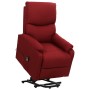 Sillón elevable tela rojo tinto de vidaXL, Sillones - Ref: Foro24-329742, Precio: 400,51 €, Descuento: %