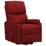 Sillón elevable tela rojo tinto de vidaXL, Sillones - Ref: Foro24-329742, Precio: 400,51 €, Descuento: %