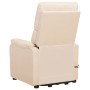 Sillón elevable tela crema de vidaXL, Sillones - Ref: Foro24-329748, Precio: 383,64 €, Descuento: %