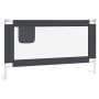 Barandilla de seguridad cama de niño gris oscuro tela 140x25 cm de vidaXL, Barandillas de seguridad - Ref: Foro24-10228, Prec...