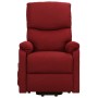 Sillón de masaje elevable tela rojo tinto de vidaXL, Sillones de masaje eléctricos - Ref: Foro24-329752, Precio: 366,86 €, De...