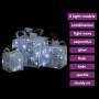 Christmas decorative gift box 3 pieces white exterior/interior by vidaXL, Christmas lights - Ref: Foro24-329766, Price: 35,97...